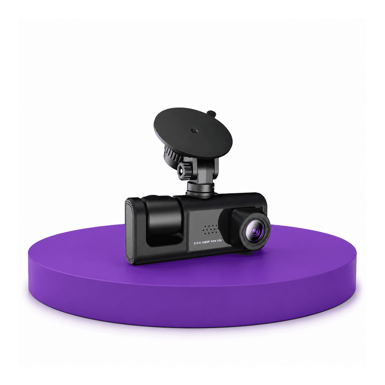 GIZMORAC | 3 Lens Car Dash Cam with WiFi PRO | Front & Rear | 1080P Full HD,170° Wide Angle,Motion Detection,Loop Recording,G-Sensor,Night Vision,Built in Super capcitor, mic | Memory Card Supported